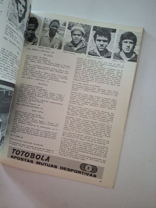 Livro futebol 1974 anuario