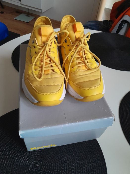 żółte adidasy bench unisex dl wkładki 27cm