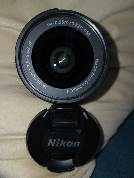 Lente em estado como nova nunca usada 18-55 para Nikon