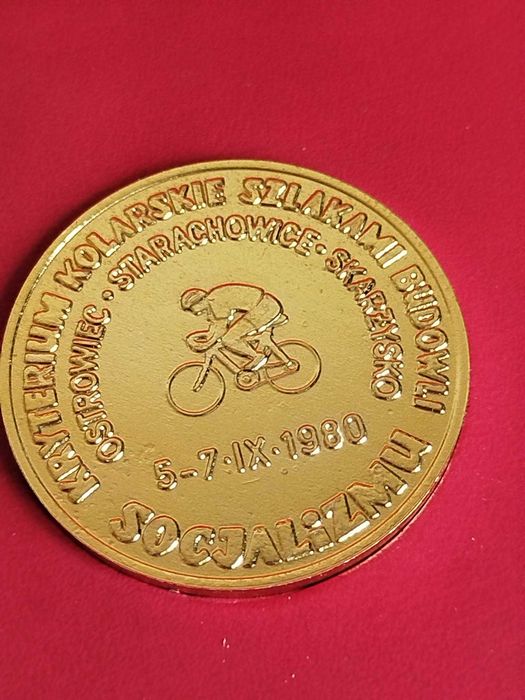 Medal kolarski - 1980 r