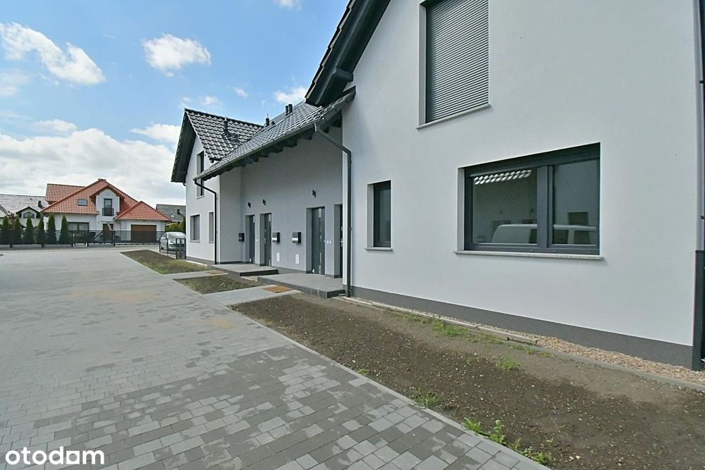 Nowe 3 pokoje z ogrodem, klima, 5 km do Wrocławia