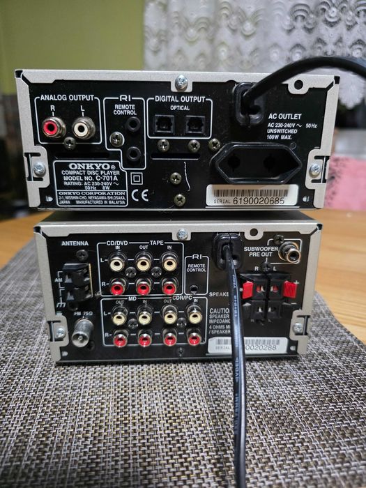 Miniwieża ONKYO R-801A + C-701A Świeradów-Zdrój • OLX.pl