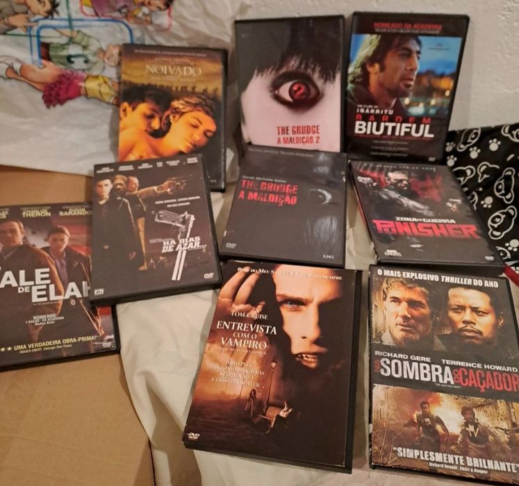 Coleção de DVDs .