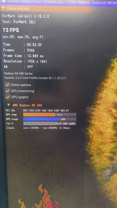 Видеокарта sapphire pulse rx580 8Gb коробка