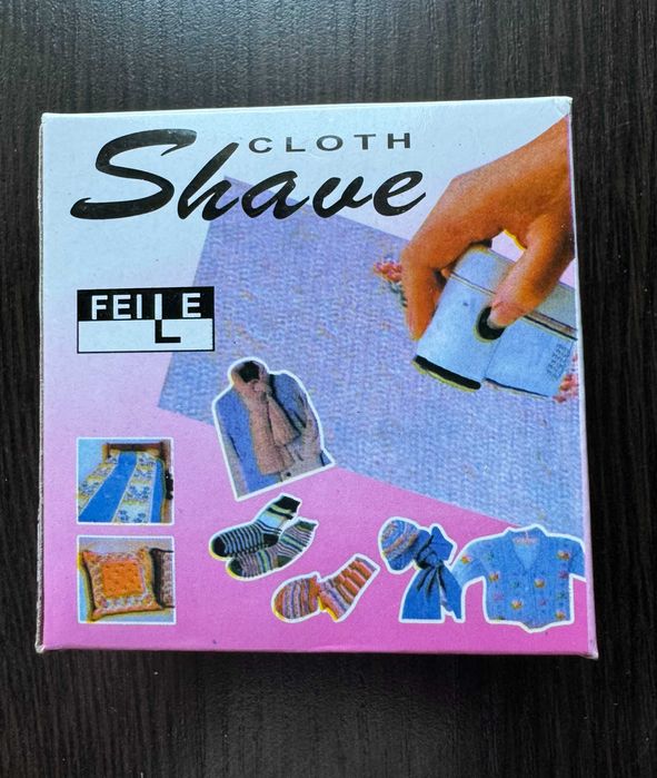 Машинка для удаления катышков ворсы, кашлатостей, работает от батареек