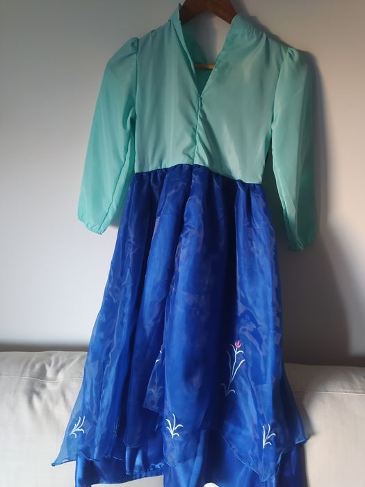 Vestido fantasia da Ana para menina 8/9 anos