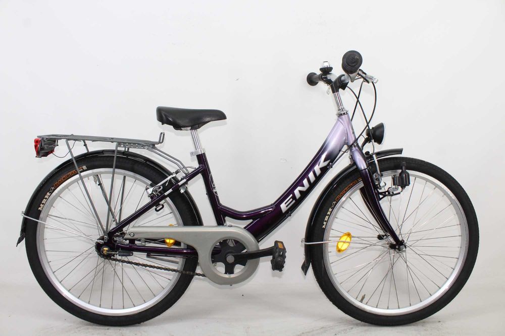 Aluminiowy rower dziecięcy "ENIK" Koła 24'' 3 BIEGI