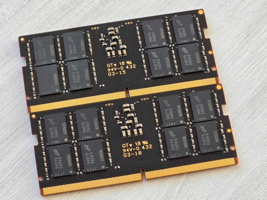 Crucial 64GB (2x32GB) SO-DIMM DDR5 5600 MHz (CT32G56C46S5.M16D1)