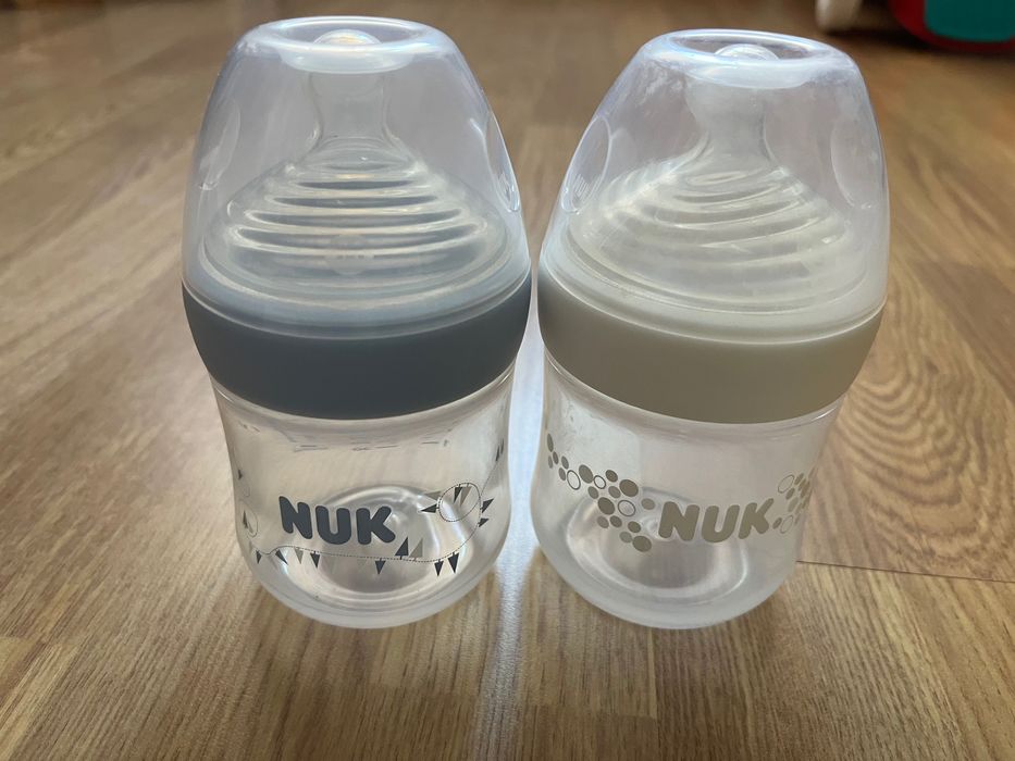 2 biberões Nuk Nature Sense Biberão c/Tetina Silicone T 0-6M