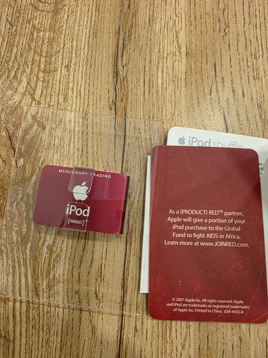 Ipod Shuffle red edição limitada 1GB