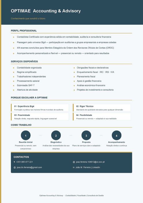 Serviços de Contabilidade e Consultoria Empresarial