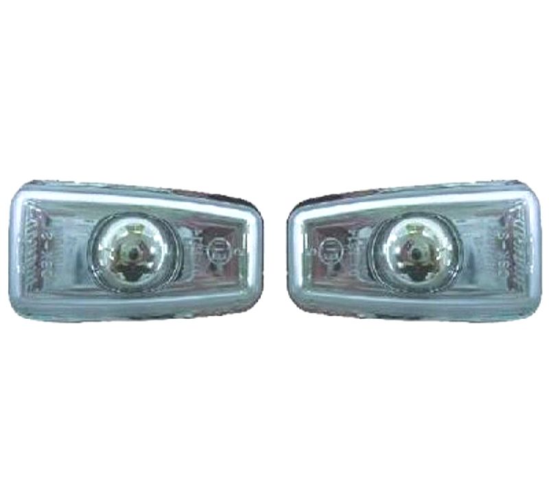 INTERMITENTES LATERAIS CITROEN SAXO PEUGEOT 106 306 CRISTAL CLARO CROMADO