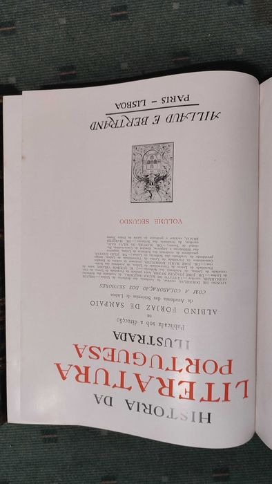 História da Literatura Ilustrada-Albino Forjaz de Sampaio - 3 Volumes