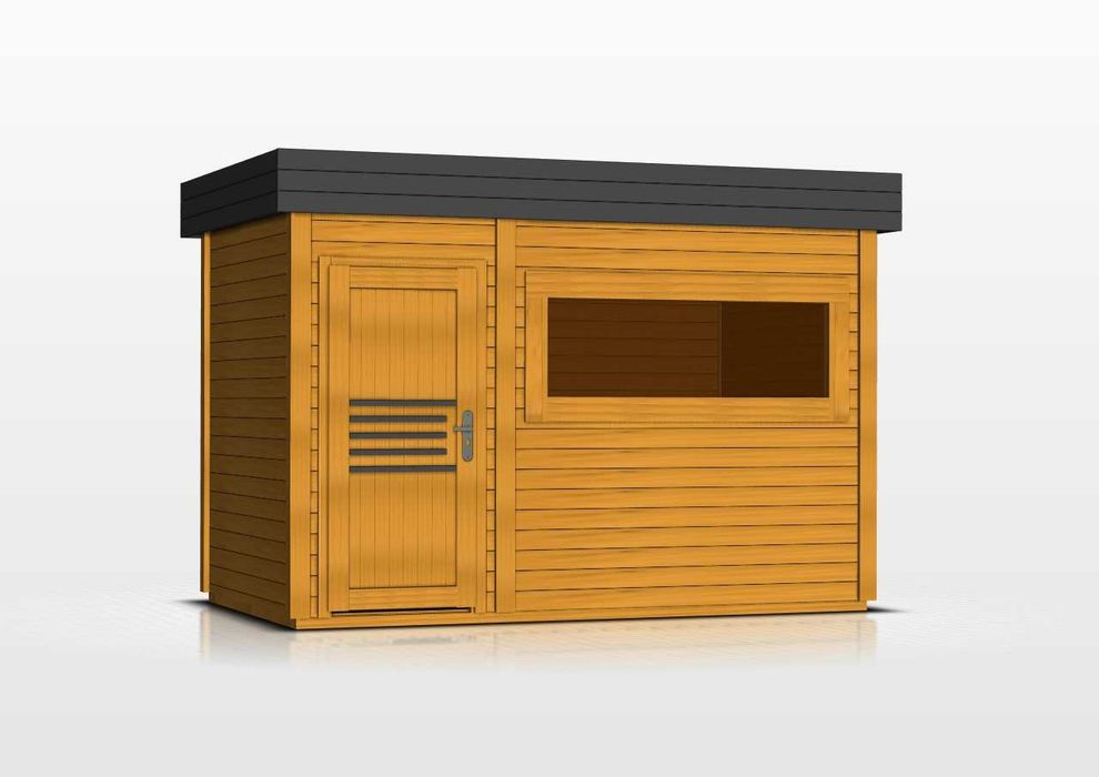 Sauna Ogrodowa Zewnętrzna MegS06 - 350 x 200 cm