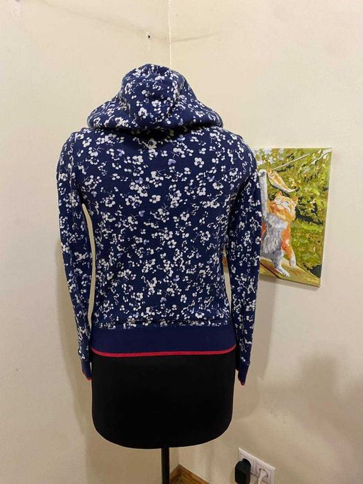 худи Polo Ralph Lauren оригинал на молнии с капюшоном цветочный принт