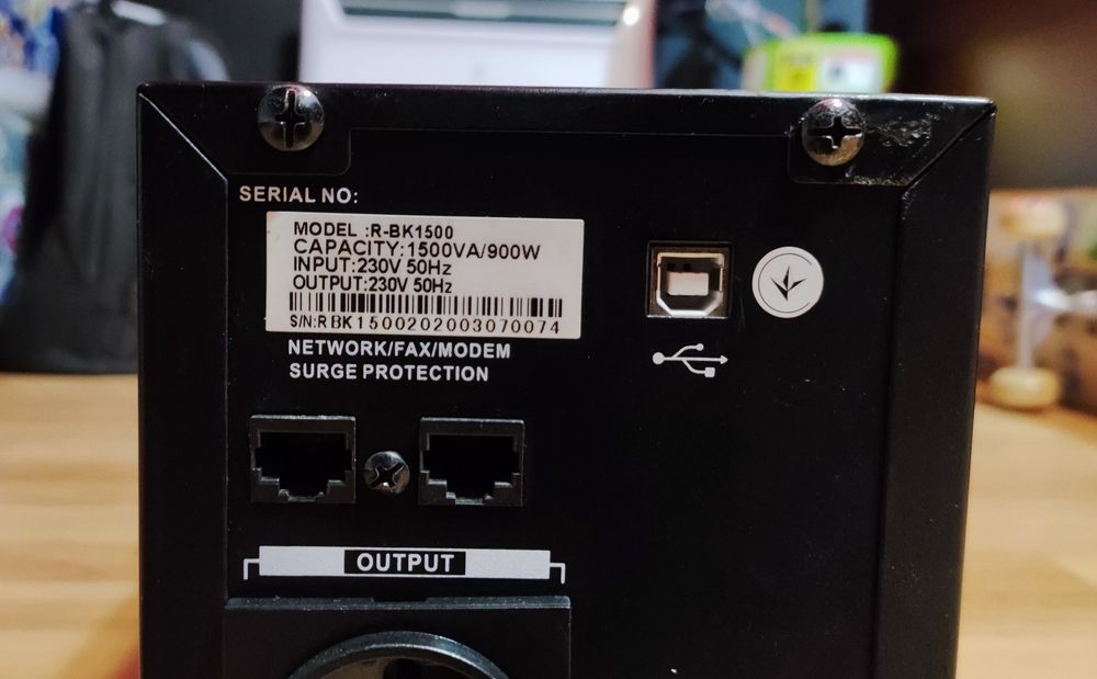 UPS FrimeCom Sumry R-B 1500, 900 Вт (без акумуляторів)