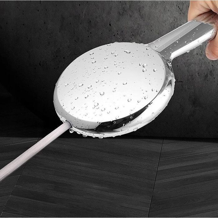 Zestaw Prysznicowy Słuchawka z Wężem Uchwyt Przyssawka + 6 Trybów