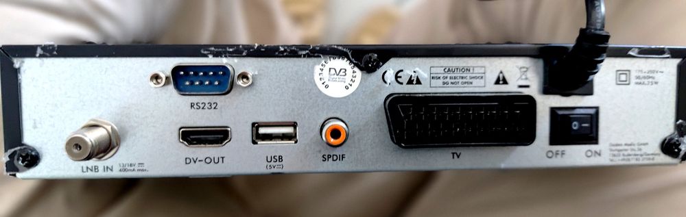 Sat Odbiornik cyfrowy marki Wizard HD Golden Media,  HD 770.