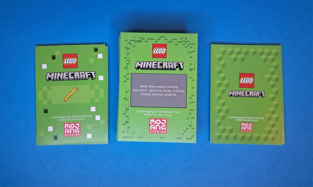 Karty Minecraft 2026, 2025, 2024 r