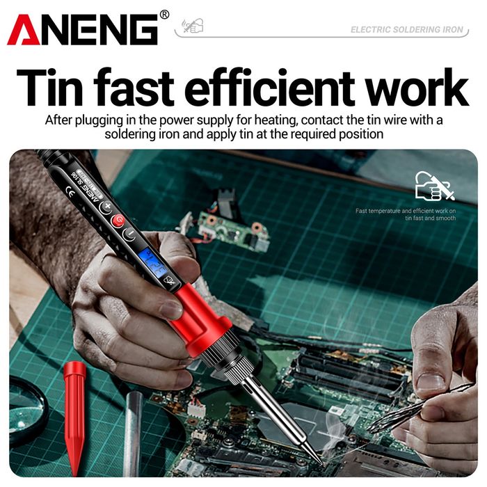 Ferro De Soldar Digital 60W Aneng SL106