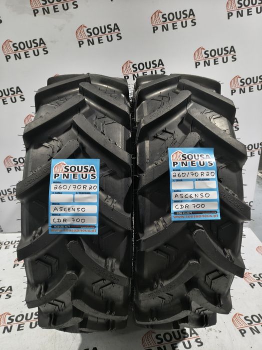 2 pneus NOVOS Agrícolas 260-70R20 Ascenso - Oferta dos Portes