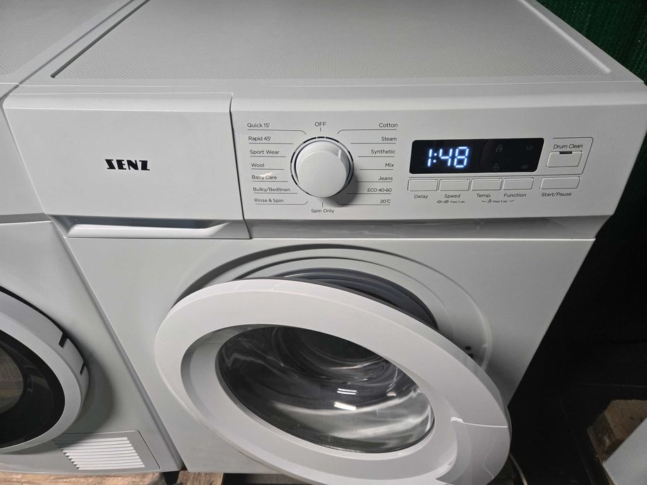 Duńska pralka Senz 8kg/1400 ob.LCD.Gwar.Jak nowa.Po serwisie