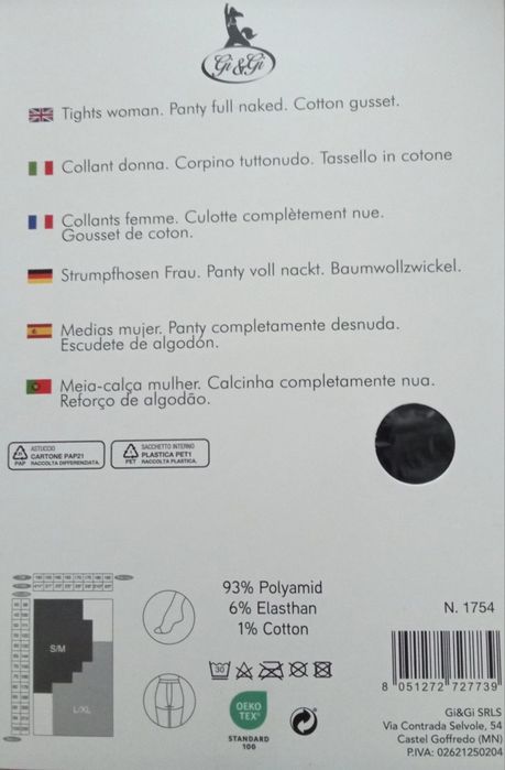 Rajstopy lustra nabłyszczane L/XL