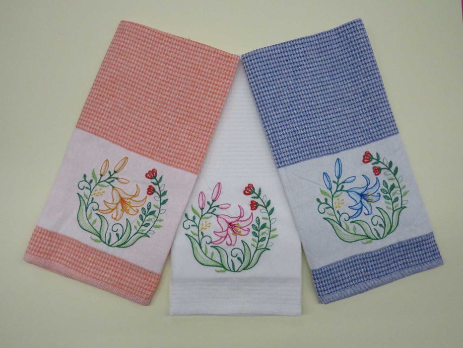 Panos cozinha bordados