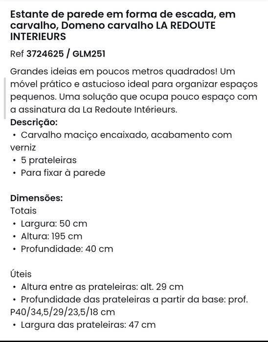 Estante de parede DOMENO da LaRedoute