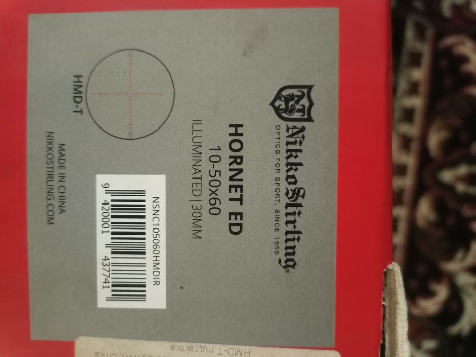 Оптичний приціл 10 х50 х60