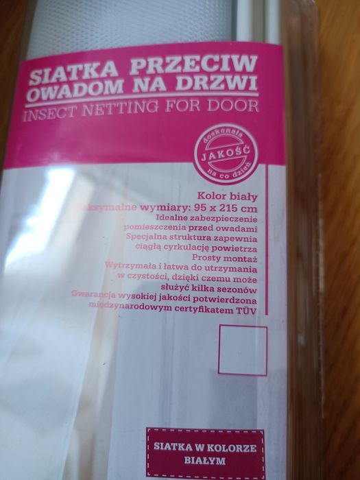 Moskitiera na drzwi, okno