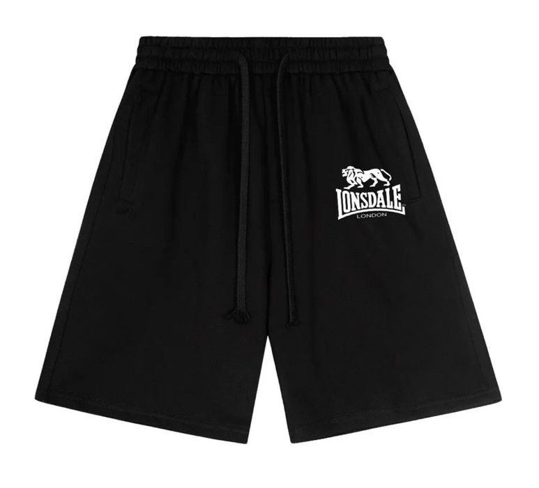 Спортивные шорты Lonsdale London Logo черные лонсдейл Новые модели