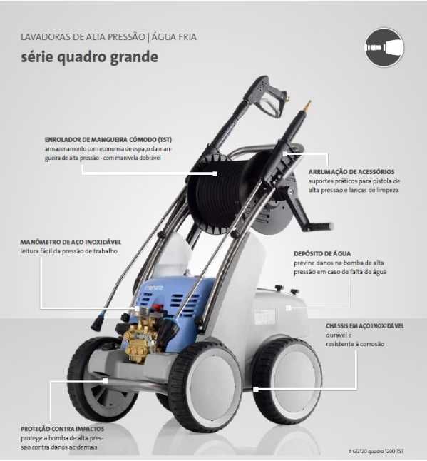 KRANZLE MÁQUINA DE LAVAR QUADRO 1200 TST C/ ENROLADOR
