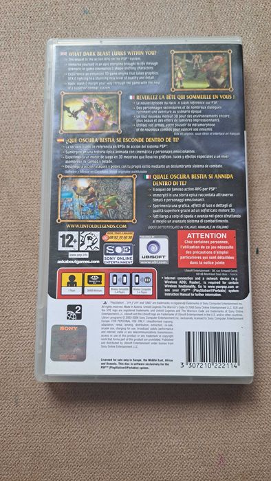 Untlod Legends The Warriors Code PSP (stan 5/6)