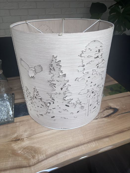 Klosz, sklejka, loft, lampa, abażur