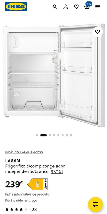 Frigobar Lagan IKEA