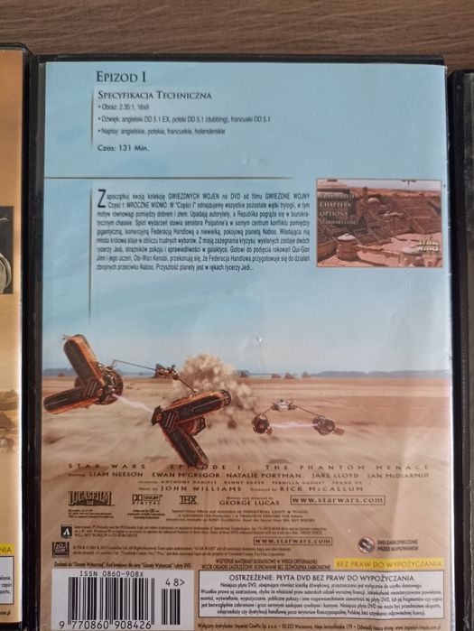 Płyty DVD Star Wars