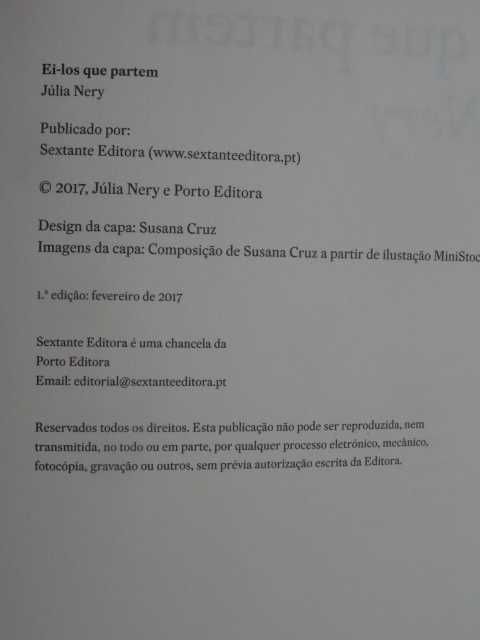 Ei-los Que Partem de Júlia Nery - 1ª Edição
