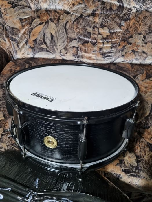 Werbel drewniany 14"x6.5" Tama woodworks black edition drewno topola 8