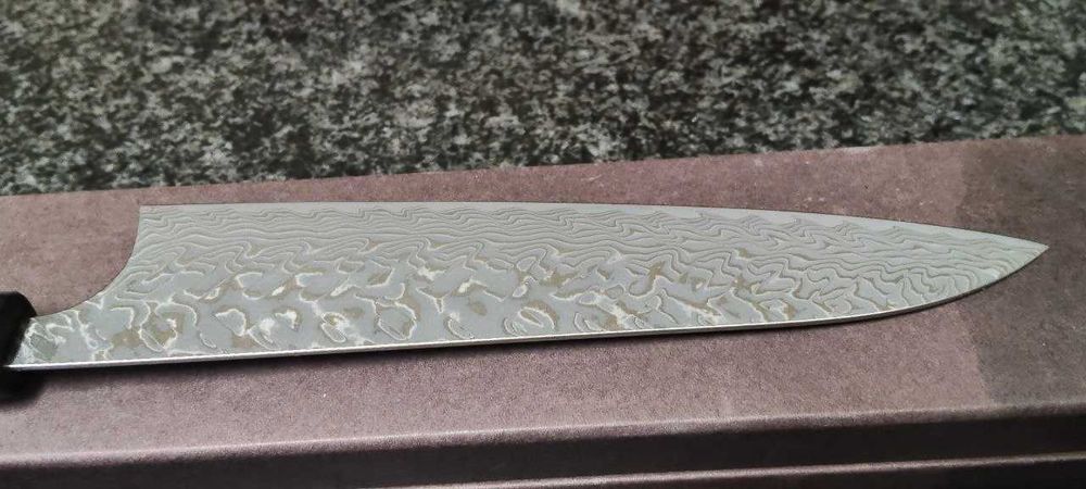 Faca Japonesa yoshimi Kato black Damascus sg2