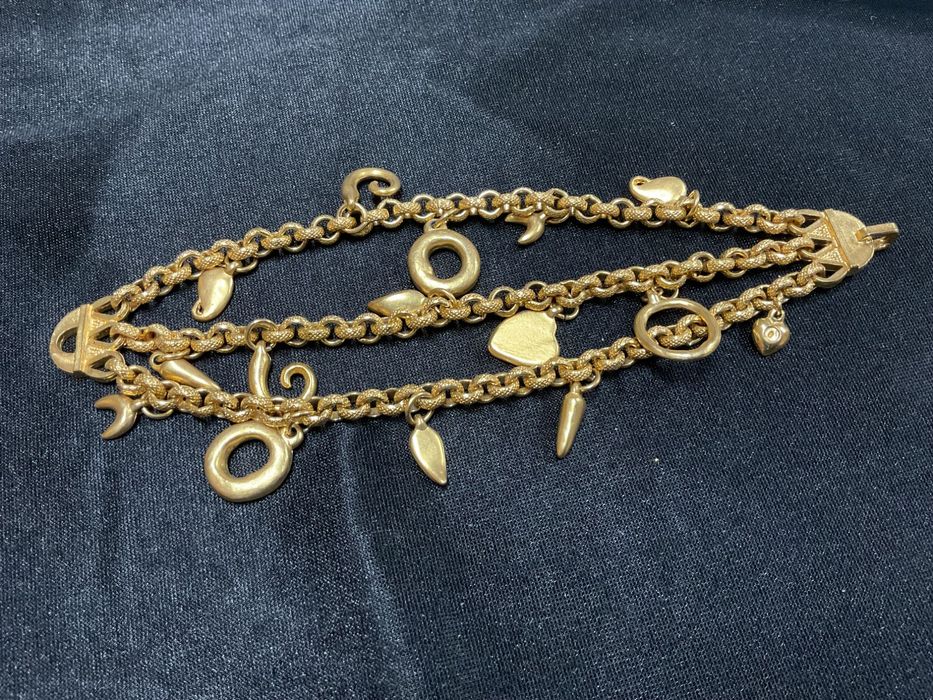 Pulseira biju,peça vintage ,linda 3 partes 2o cm