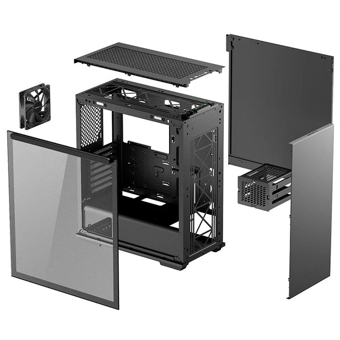 Deepcool Macube 310P Black + вентелятор