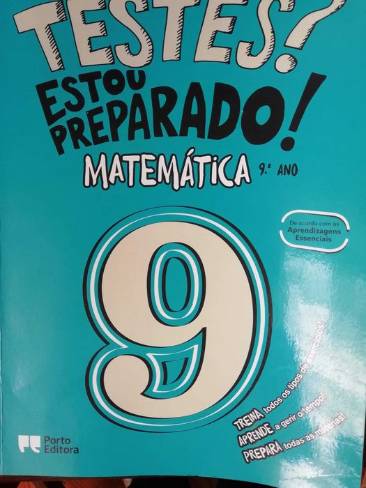 livro Matemática 9º ano preparação testes Porto Editora como NOVO