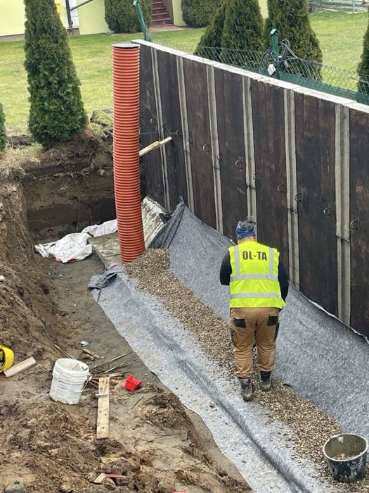 Studnie drenaż deszczowki zbiorniki drenaze iniekcje Cale Pomorze