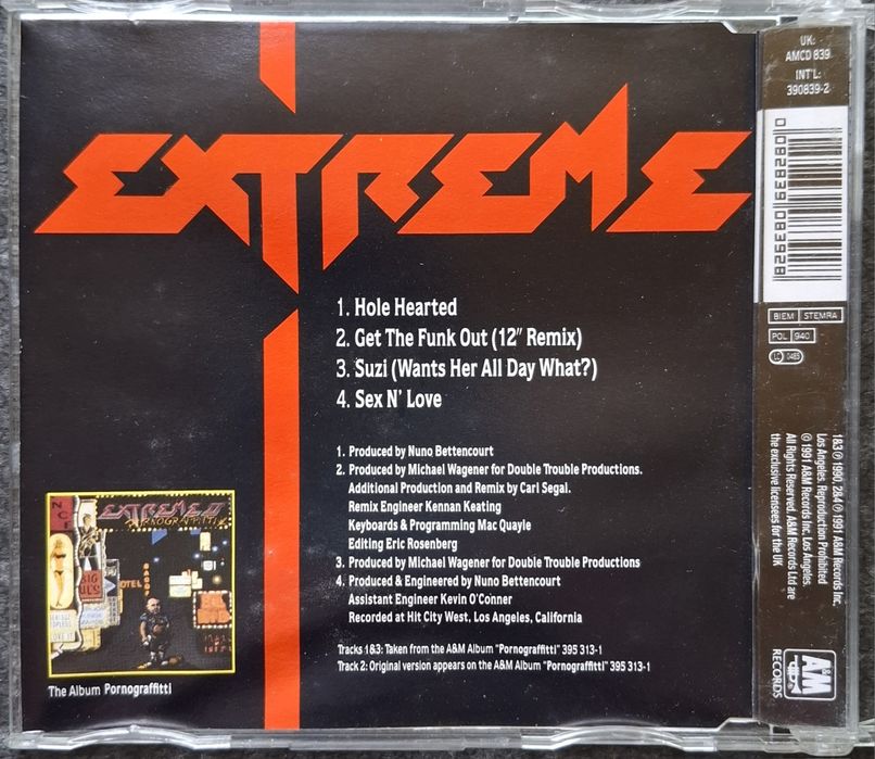 Płyta CD singiel EXTREME - Hole Hearted / 1991 EU