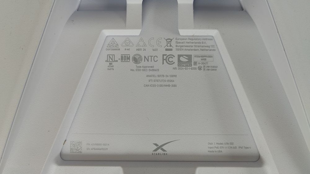 Starlink Gen 3  Tylko antena na części lub naprawy, bez akcesoriów