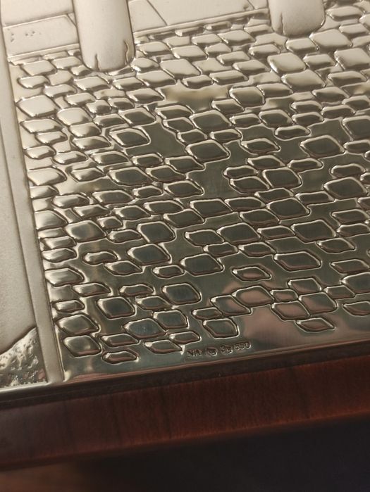 Moldura Quadro Decoração Prata 925