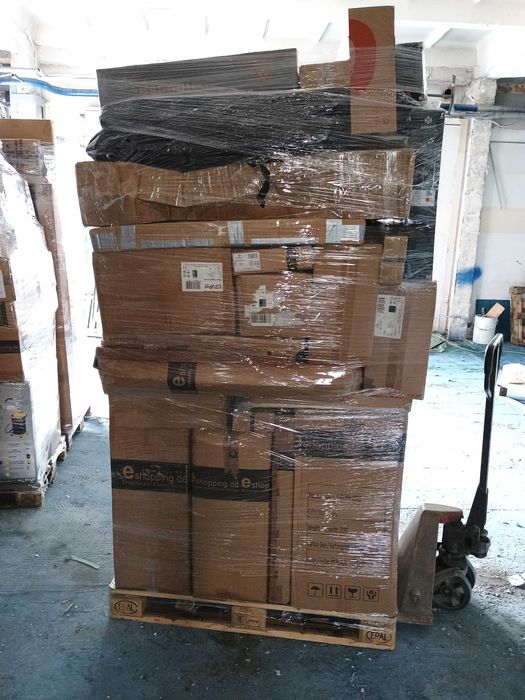 Paleta MIX zwrotów konsumenckich/ możliwe dostawy całosamochodowe