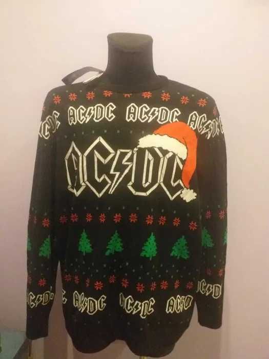 Świąteczny sweter AC/DC 3XL