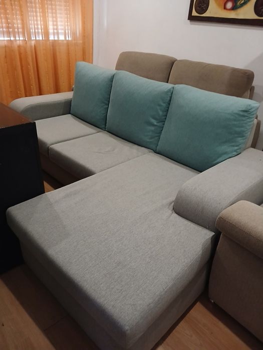 sofá que dá para trocar o lado do chaise long